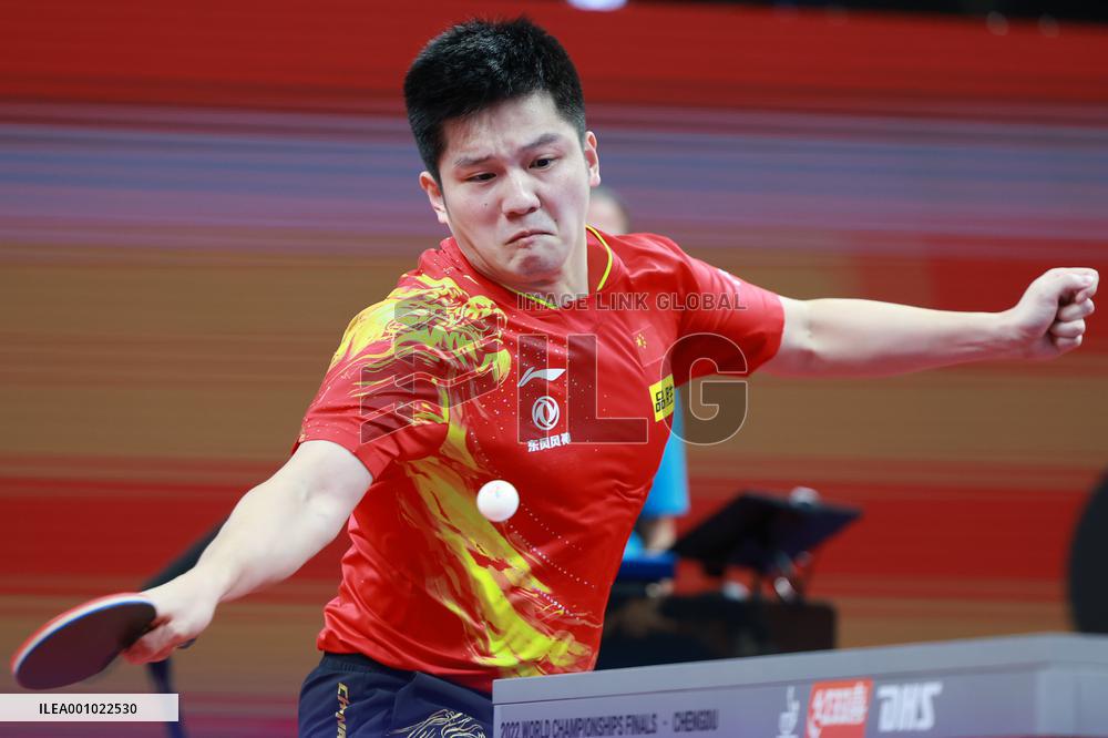 (SP)CHINA-CHENGDU-TABLE TENNIS-ITTF WORLD TEAM CHAMPIONSHIPS FINALS-MEN'S TEAMS-CHN VS PUR(CN)