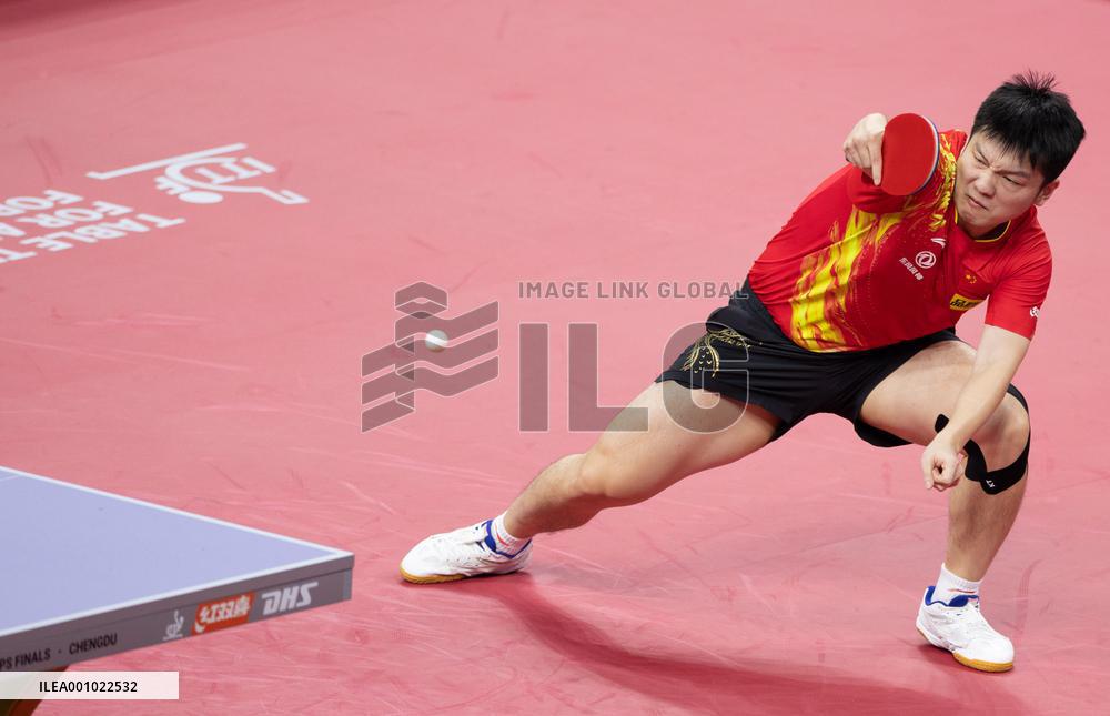 (SP)CHINA-CHENGDU-TABLE TENNIS-ITTF WORLD TEAM CHAMPIONSHIPS FINALS-MEN'S TEAMS-CHN VS PUR(CN)