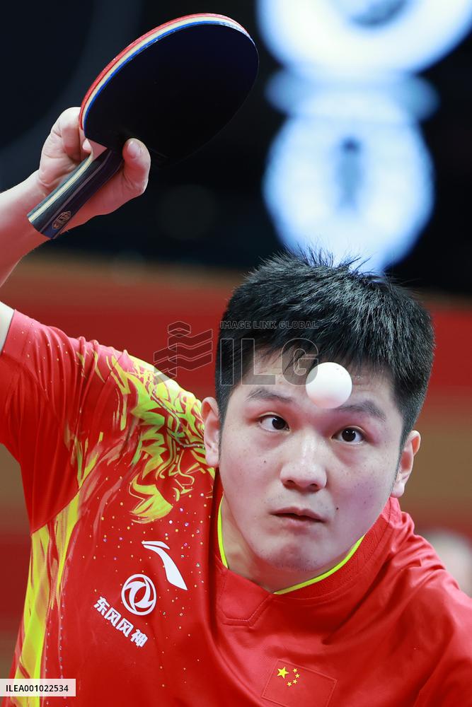 (SP)CHINA-CHENGDU-TABLE TENNIS-ITTF WORLD TEAM CHAMPIONSHIPS FINALS-MEN'S TEAMS-CHN VS PUR(CN)
