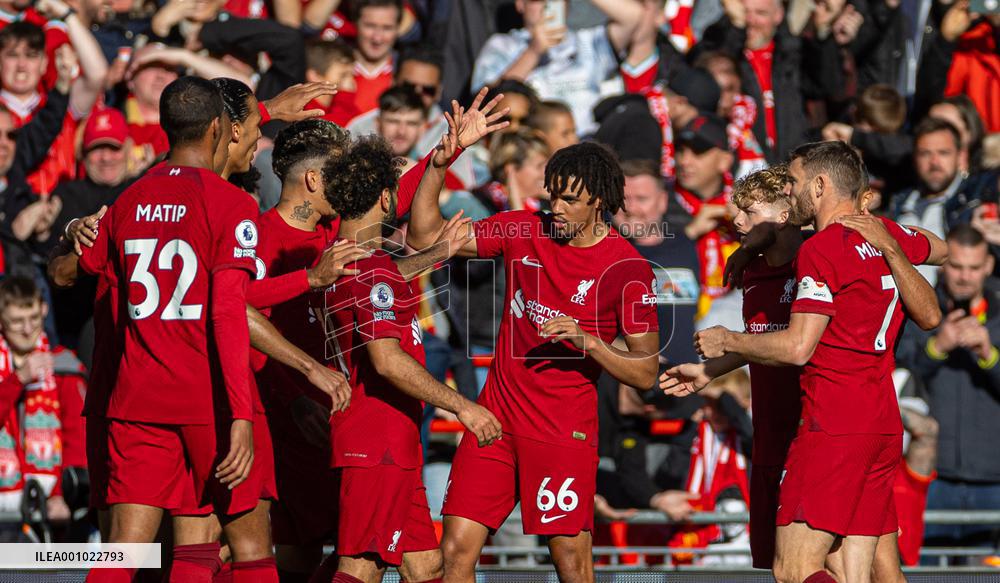 (SP)BRITAIN-LIVERPOOL-FOOTBALL-PREMIER LEAGUE-LIVERPOOL VS BRIGHTON