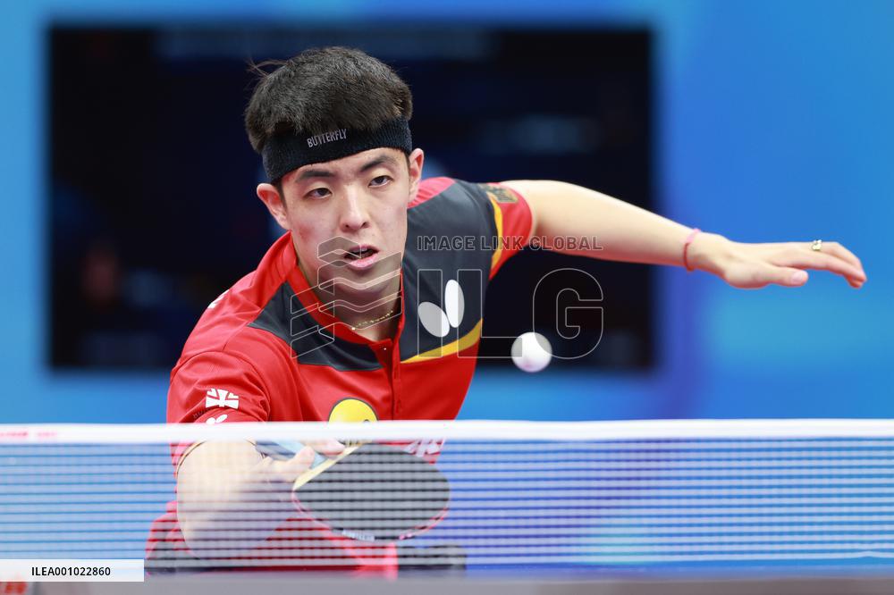 (SP)CHINA-CHENGDU-TABLE TENNIS-ITTF WORLD TEAM CHAMPIONSHIPS FINALS-MEN'S TEAMS-GER VS IND (CN)