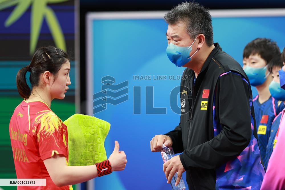 (SP)CHINA-CHENGDU-TABLE TENNIS-ITTF WORLD TEAM CHAMPIONSHIPS FINALS-WOMEN'S TEAMS-CHN VS PUR (CN)