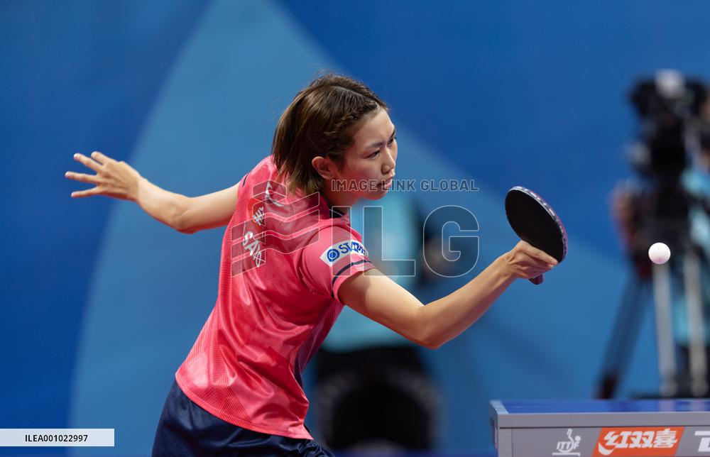 (SP)CHINA-CHENGDU-TABLE TENNIS-ITTF WORLD TEAM CHAMPIONSHIPS FINALS-WOMEN'S TEAMS-JPN VS POL (CN)