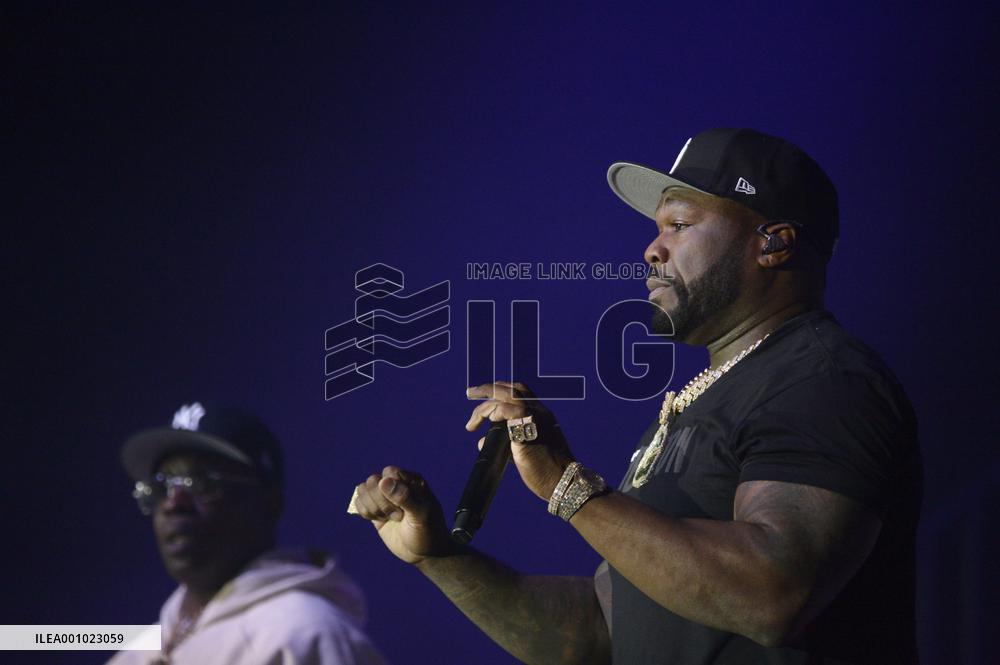 50 Cent performs in Helsinki