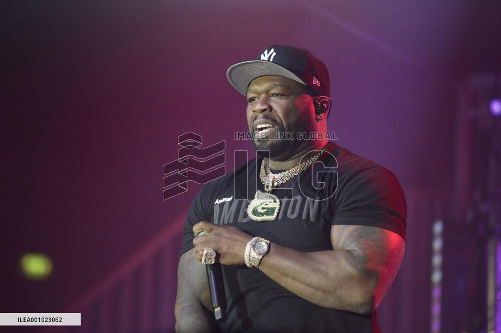 50 Cent performs in Helsinki