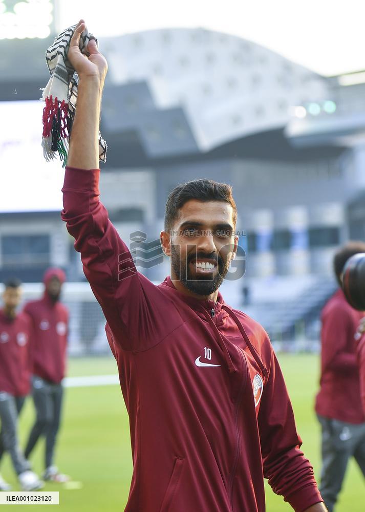 (SP)QATAR-DOHA-FOOTBALL-NATIONAL TEAM-TRAINING