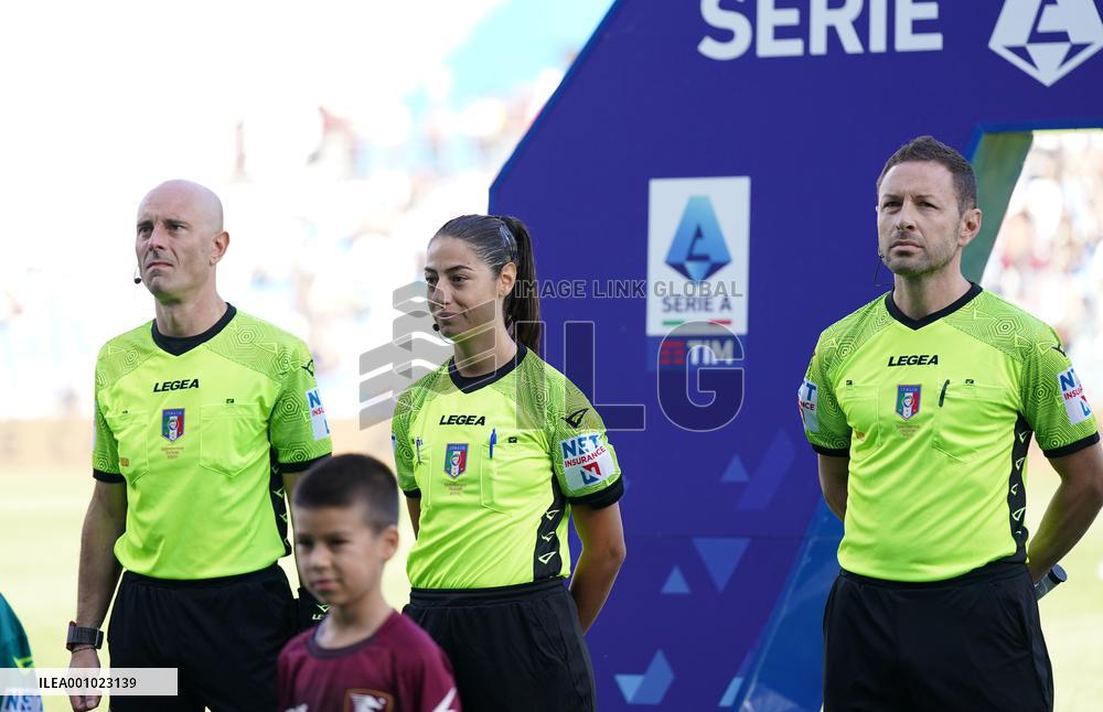 (SP)ITALY-REGGIO EMILIA-FOOTBALL-SERIE A-SASSUOLO VS SALERNITANA