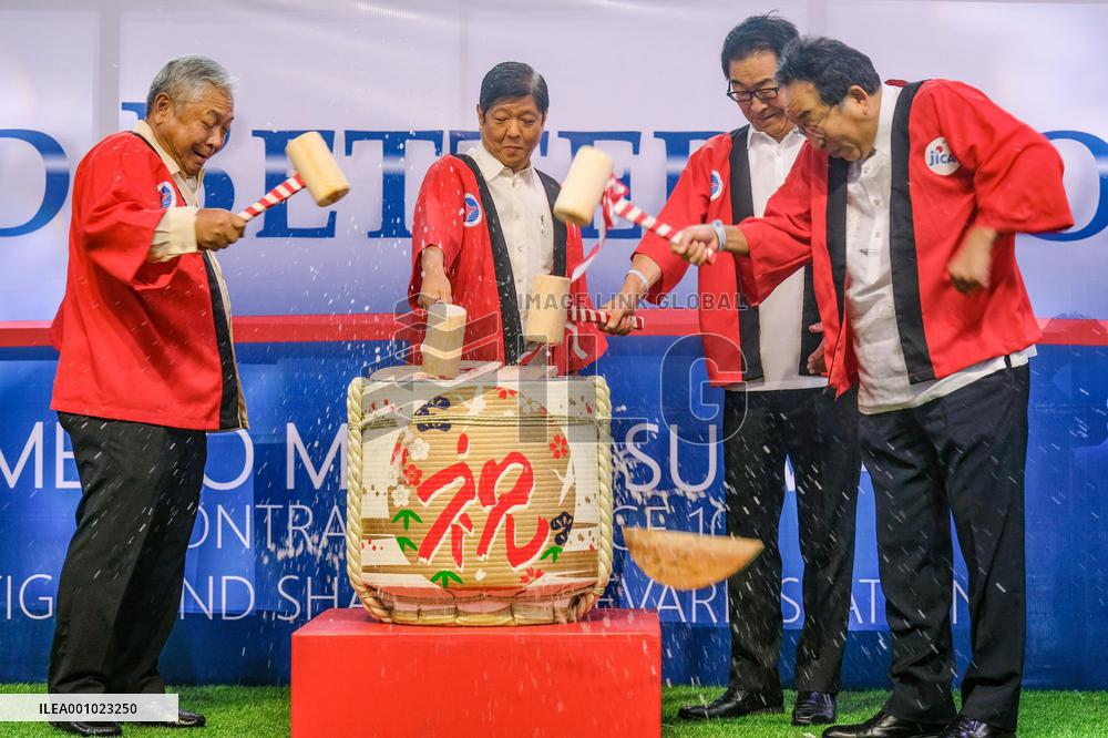 Subway groundbreaking ceremony in Manila