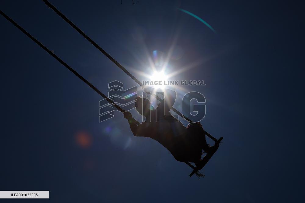 Nepal: Dashain festival and swing