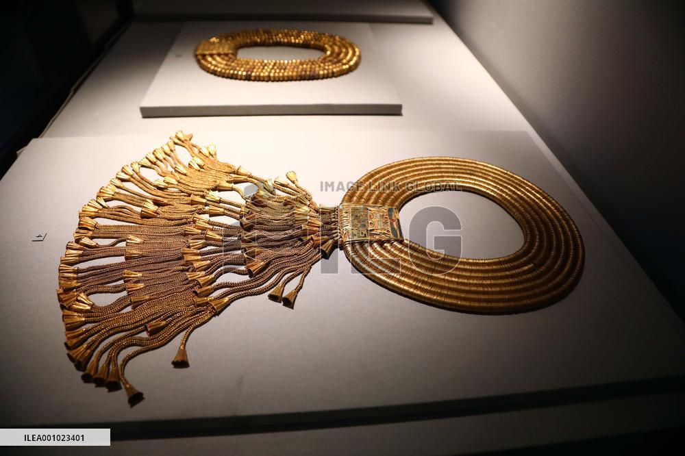 EGYPT-CAIRO-EGYPTIAN MUSEUM-EXHIBITION-TREASURE OF TANIS