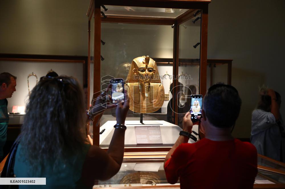 EGYPT-CAIRO-EGYPTIAN MUSEUM-EXHIBITION-TREASURE OF TANIS