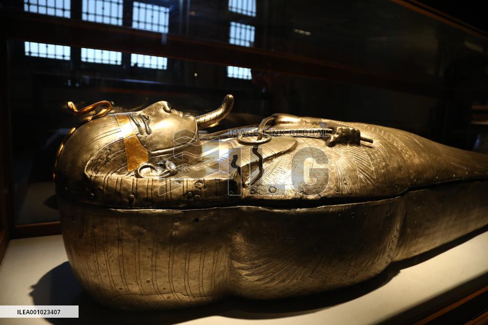 EGYPT-CAIRO-EGYPTIAN MUSEUM-EXHIBITION-TREASURE OF TANIS