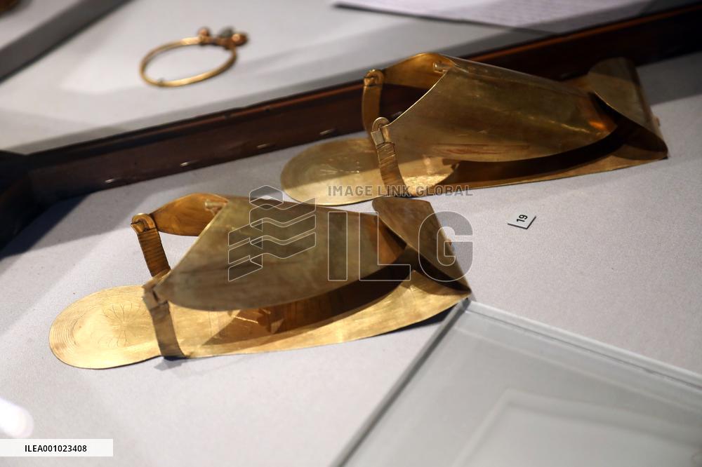 EGYPT-CAIRO-EGYPTIAN MUSEUM-EXHIBITION-TREASURE OF TANIS