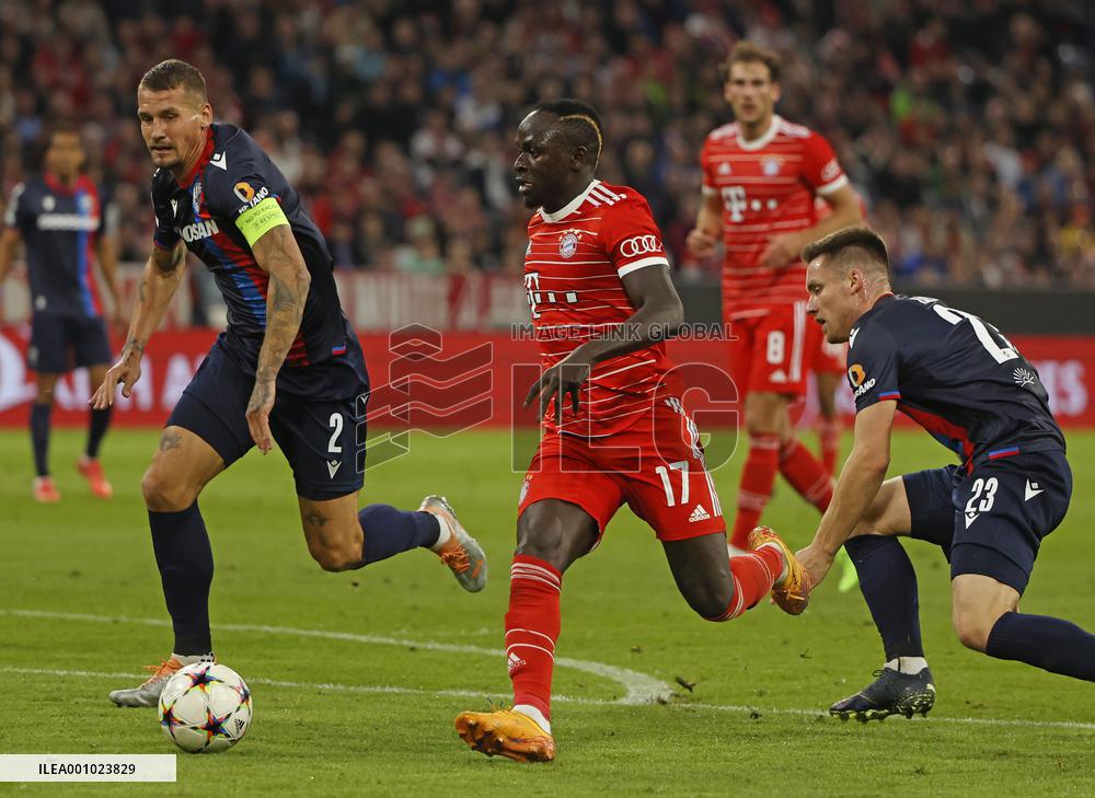 (SP)GERMANY-MUNICH-FOOTBALL-UEFA CHAMPIONS LEAGUE-BAYERN MUNICH VS VIKTORIA PLZEN