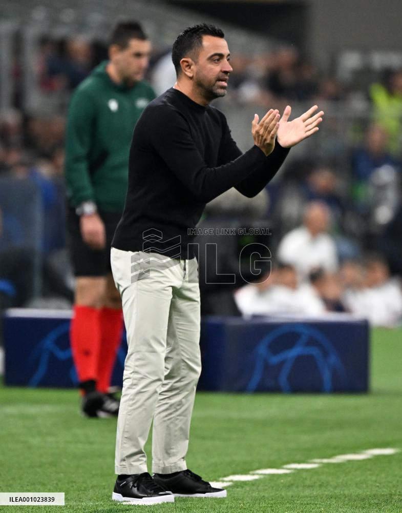 (SP)ITALY-MILAN-FOOTBALL-UEFA CHAMPIONS LEAGUE-GROUP C-INTER VS BARCELONA