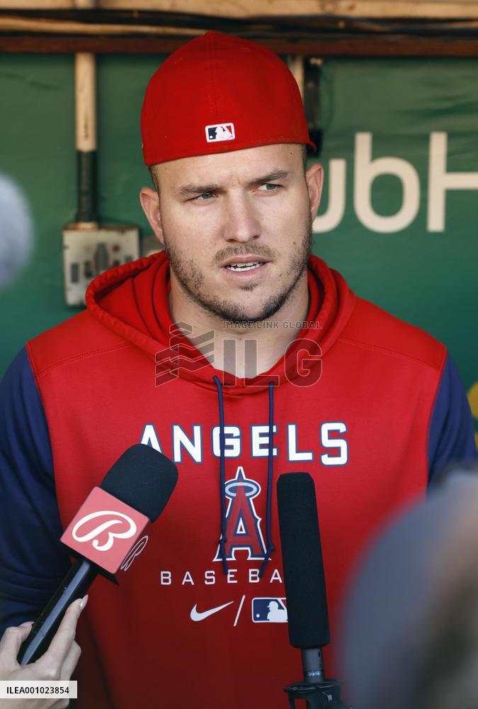 Baseball: Angels outfielder Mike Trout