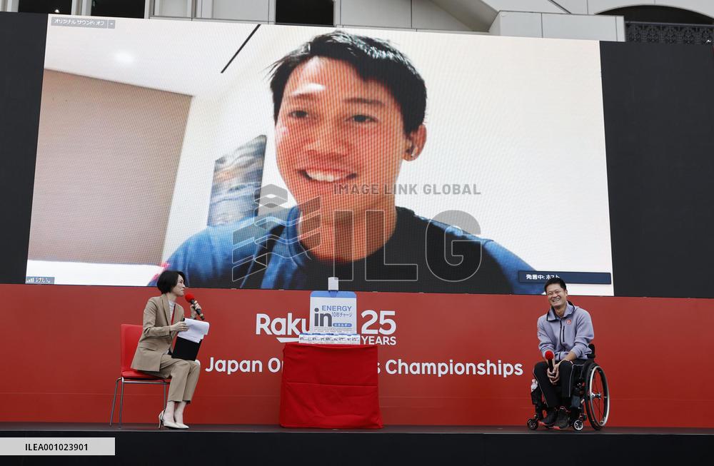 Tennis: Nishikori, Kunieda in talk show