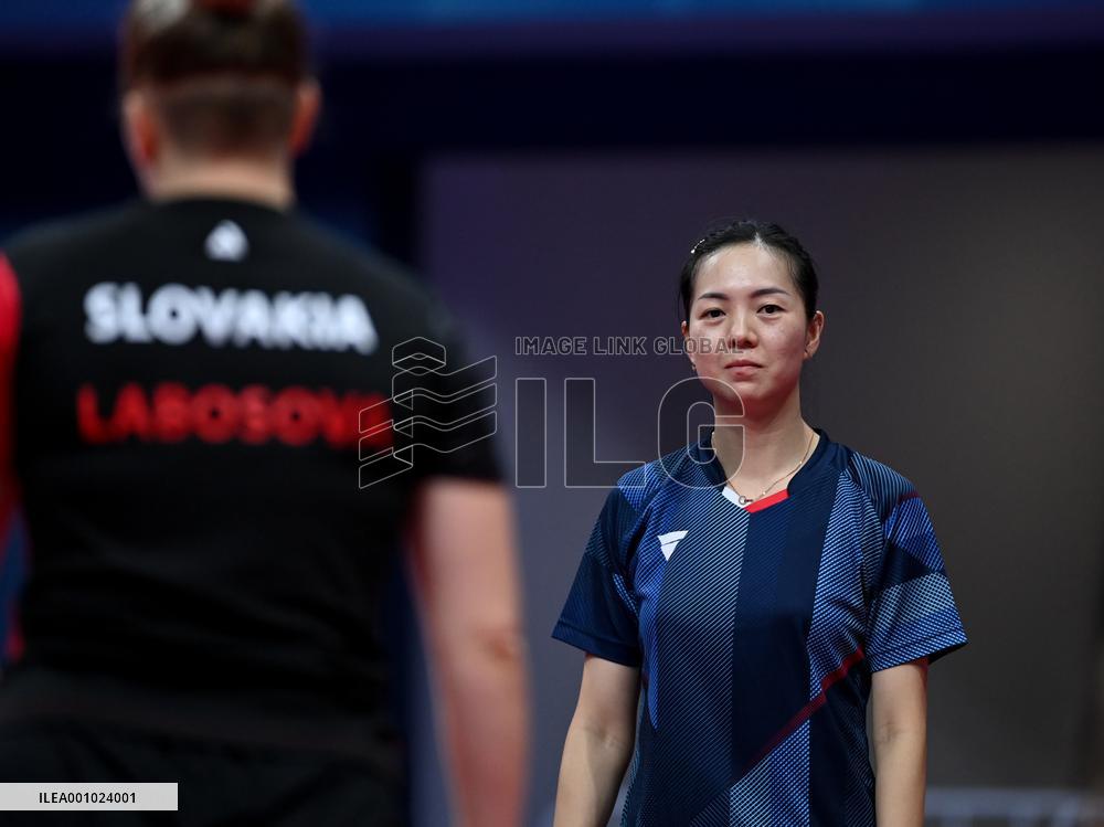 (SP)CHINA-CHENGDU-TABLE TENNIS-ITTF WORLD TEAM CHAMPIONSHIPS FINALS-WOMEN'S TEAM-ROUND OF 16 (CN)