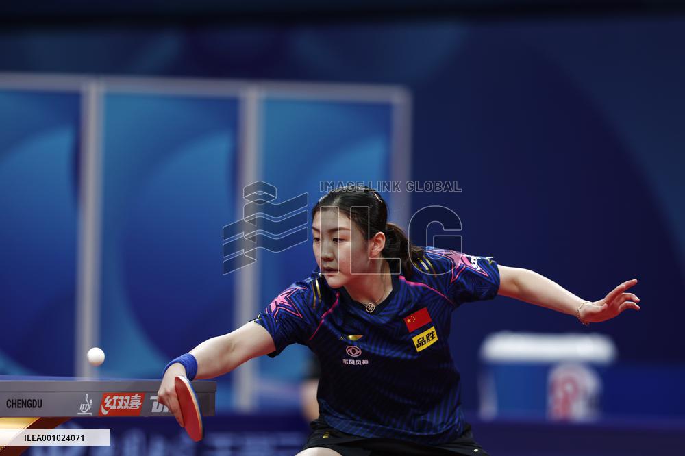 (SP)CHINA-CHENGDU-TABLE TENNIS-ITTF WORLD TEAM CHAMPIONSHIPS FINALS-WOMEN'S TEAM-ROUND OF 16 (CN)