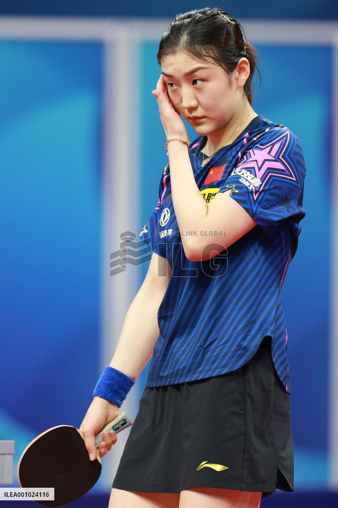 (SP)CHINA-CHENGDU-TABLE TENNIS-ITTF WORLD TEAM CHAMPIONSHIPS FINALS-WOMEN'S TEAM-ROUND OF 16 (CN)