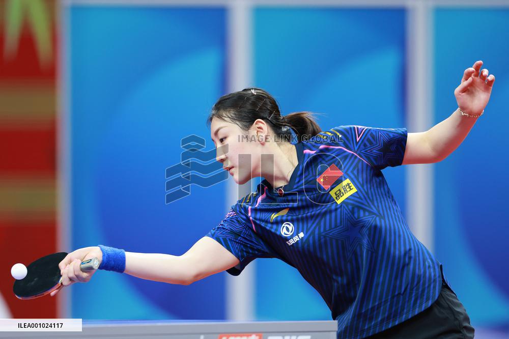 (SP)CHINA-CHENGDU-TABLE TENNIS-ITTF WORLD TEAM CHAMPIONSHIPS FINALS-WOMEN'S TEAM-ROUND OF 16 (CN)