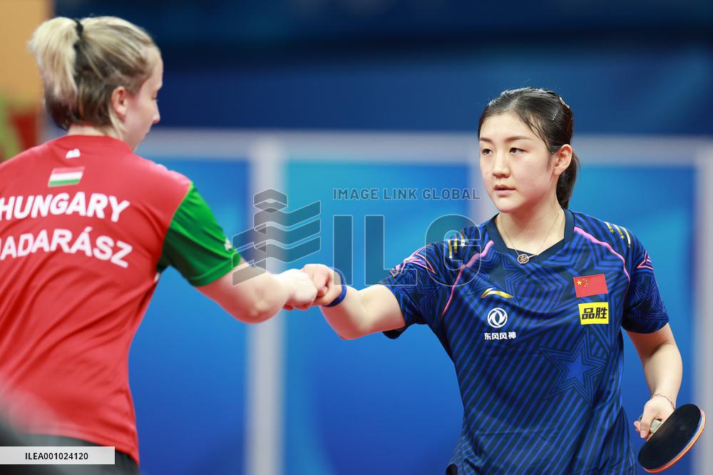 (SP)CHINA-CHENGDU-TABLE TENNIS-ITTF WORLD TEAM CHAMPIONSHIPS FINALS-WOMEN'S TEAM-ROUND OF 16 (CN)
