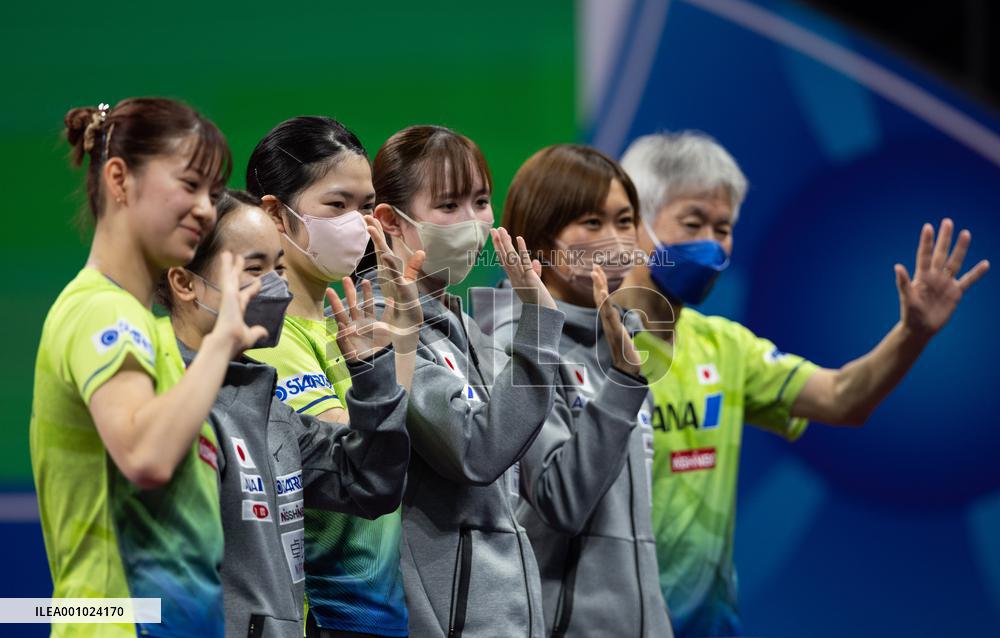 (SP)CHINA-CHENGDU-TABLE TENNIS-ITTF WORLD TEAM CHAMPIONSHIPS FINALS-WOMEN'S TEAM-ROUND OF 16 (CN)
