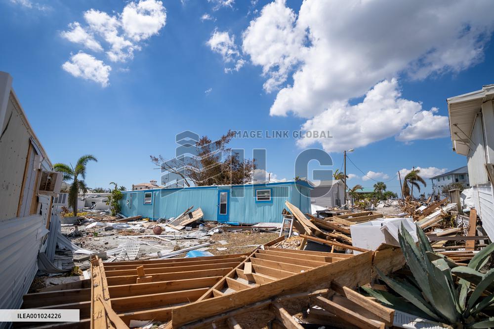 U.S.-FLORIDA-FORT MYERS-HURRICANE IAN-AFTERMATH