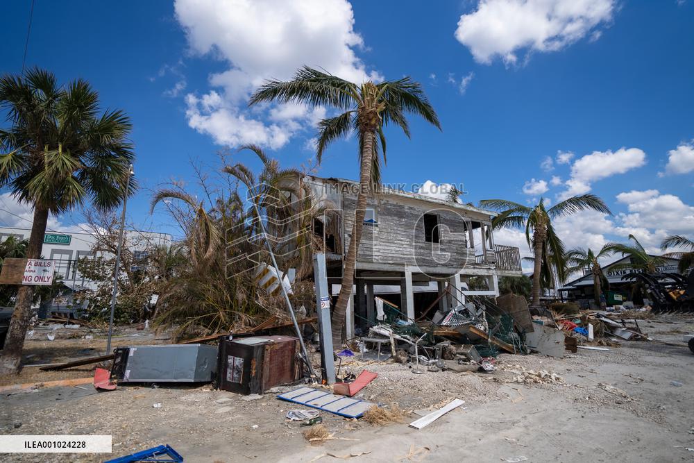 U.S.-FLORIDA-FORT MYERS-HURRICANE IAN-AFTERMATH