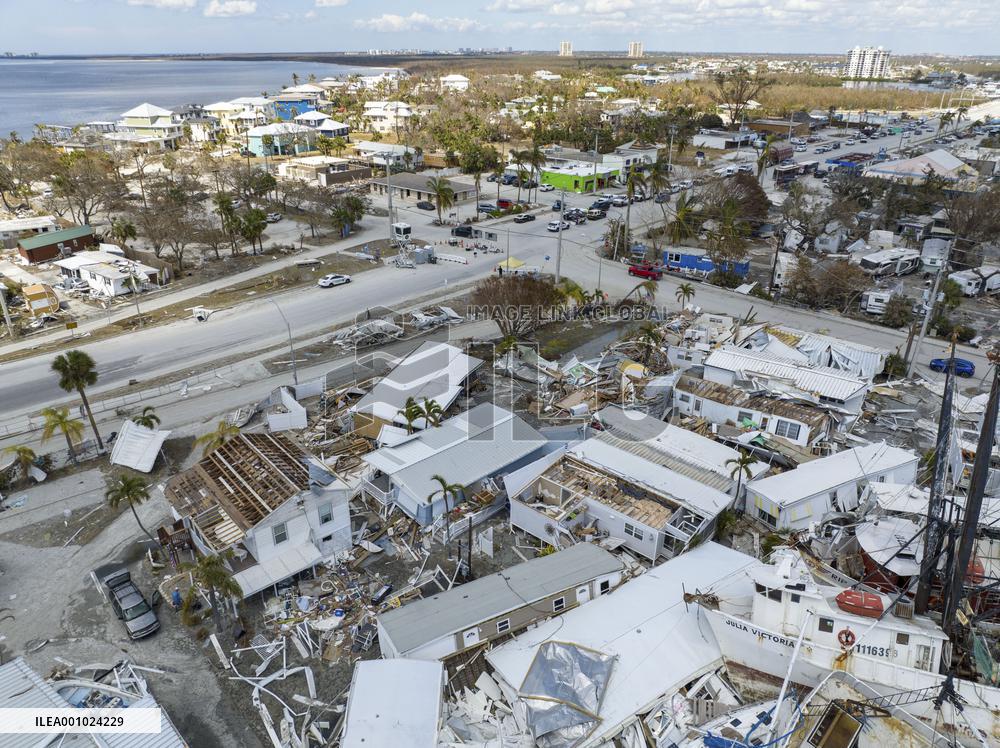 U.S.-FLORIDA-FORT MYERS-HURRICANE IAN-AFTERMATH