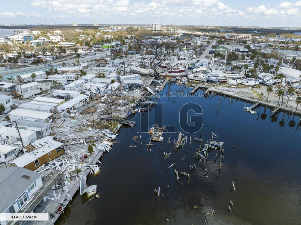 U.S.-FLORIDA-FORT MYERS-HURRICANE IAN-AFTERMATH