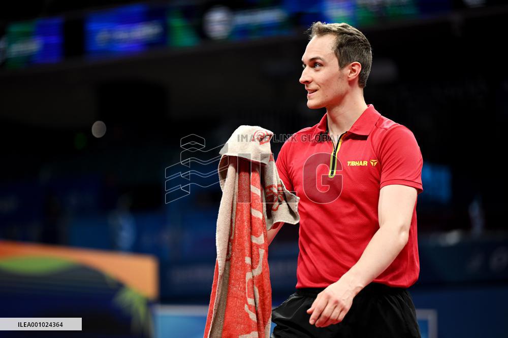 (SP)CHINA-CHENGDU-TABLE TENNIS-ITTF WORLD TEAM CHAMPIONSHIPS FINALS-MEN'S TEAM-ROUND OF 16 (CN)