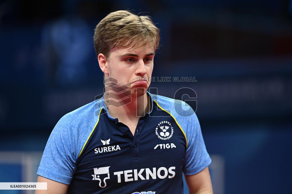 (SP)CHINA-CHENGDU-TABLE TENNIS-ITTF WORLD TEAM CHAMPIONSHIPS FINALS-MEN'S TEAM-ROUND OF 16 (CN)