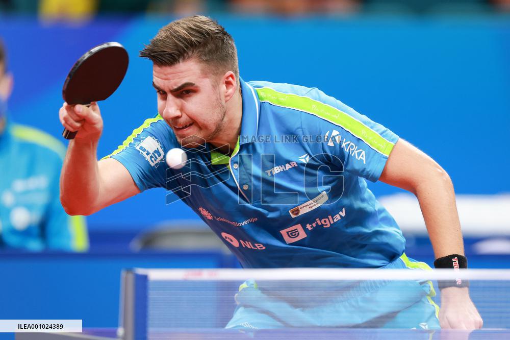 (SP)CHINA-CHENGDU-TABLE TENNIS-ITTF WORLD TEAM CHAMPIONSHIPS FINALS-MEN'S TEAM-ROUND OF 16 (CN)