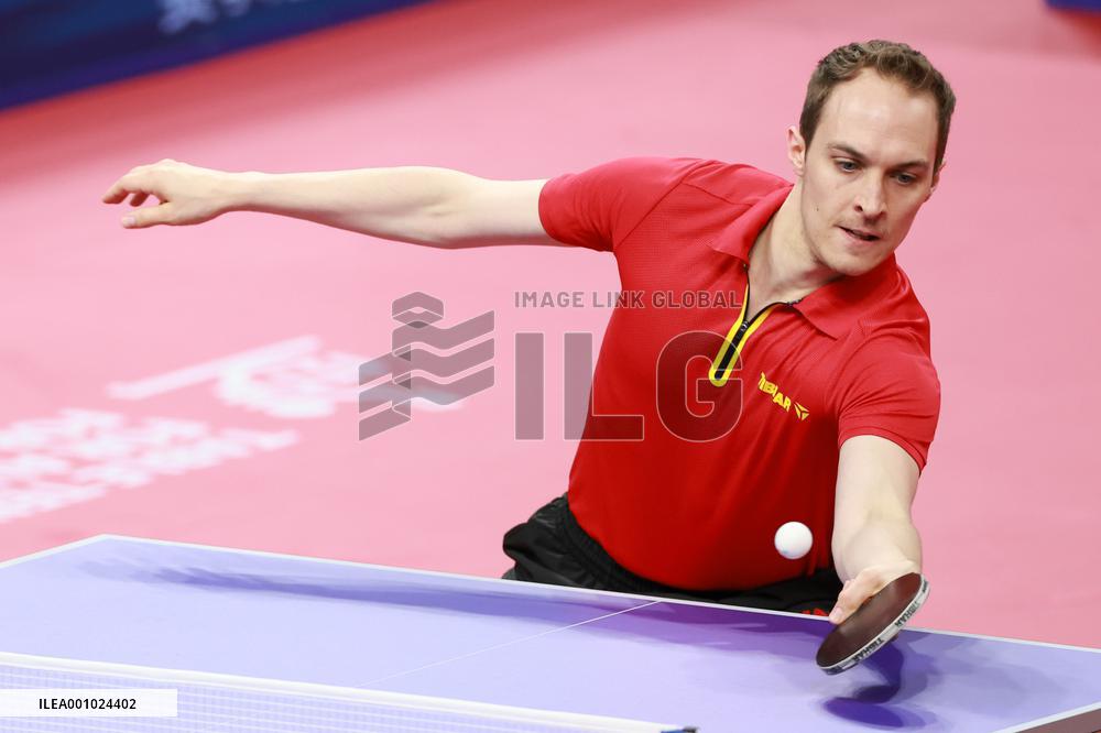 (SP)CHINA-CHENGDU-TABLE TENNIS-ITTF WORLD TEAM CHAMPIONSHIPS FINALS-MEN'S TEAM-ROUND OF 16 (CN)