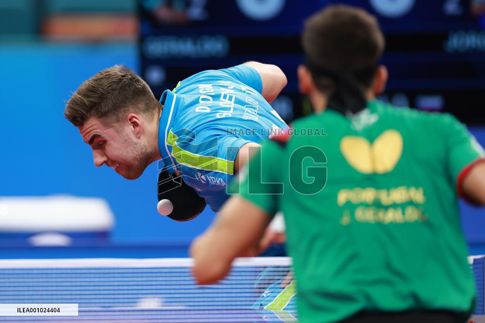 (SP)CHINA-CHENGDU-TABLE TENNIS-ITTF WORLD TEAM CHAMPIONSHIPS FINALS-MEN'S TEAM-ROUND OF 16 (CN)
