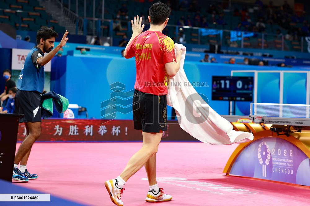 (SP)CHINA-CHENGDU-TABLE TENNIS-ITTF WORLD TEAM CHAMPIONSHIPS FINALS-MEN'S TEAM-ROUND OF 16 (CN)