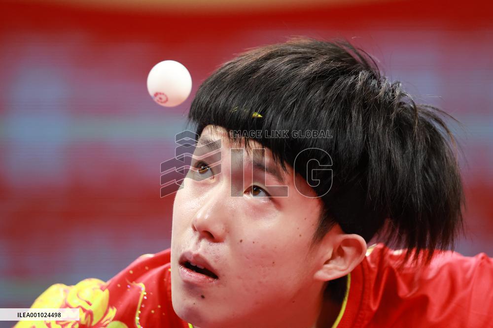 (SP)CHINA-CHENGDU-TABLE TENNIS-ITTF WORLD TEAM CHAMPIONSHIPS FINALS-MEN'S TEAM-ROUND OF 16 (CN)