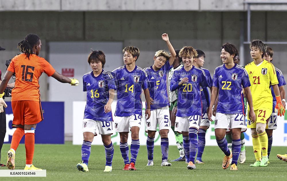 Football: Japan vs. Nigeria