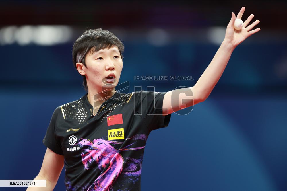 (SP)CHINA-CHENGDU-TABLE TENNIS-ITTF WORLD TEAM CHAMPIONSHIPS FINALS-WOMEN'S TEAM-QUARTERFINALS (CN)