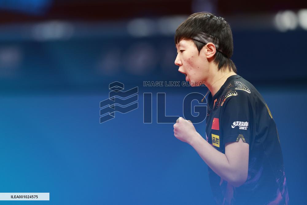 (SP)CHINA-CHENGDU-TABLE TENNIS-ITTF WORLD TEAM CHAMPIONSHIPS FINALS-WOMEN'S TEAM-QUARTERFINALS (CN)