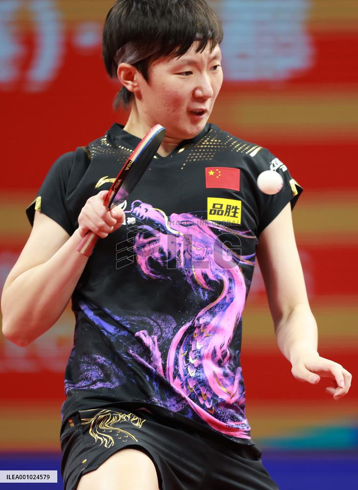 (SP)CHINA-CHENGDU-TABLE TENNIS-ITTF WORLD TEAM CHAMPIONSHIPS FINALS-WOMEN'S TEAM-QUARTERFINALS (CN)