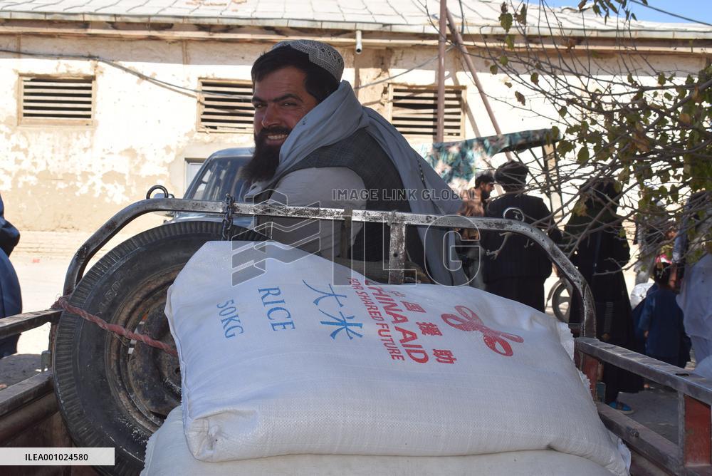 AFGHANISTAN-JAWZJAN-CHINA  AID