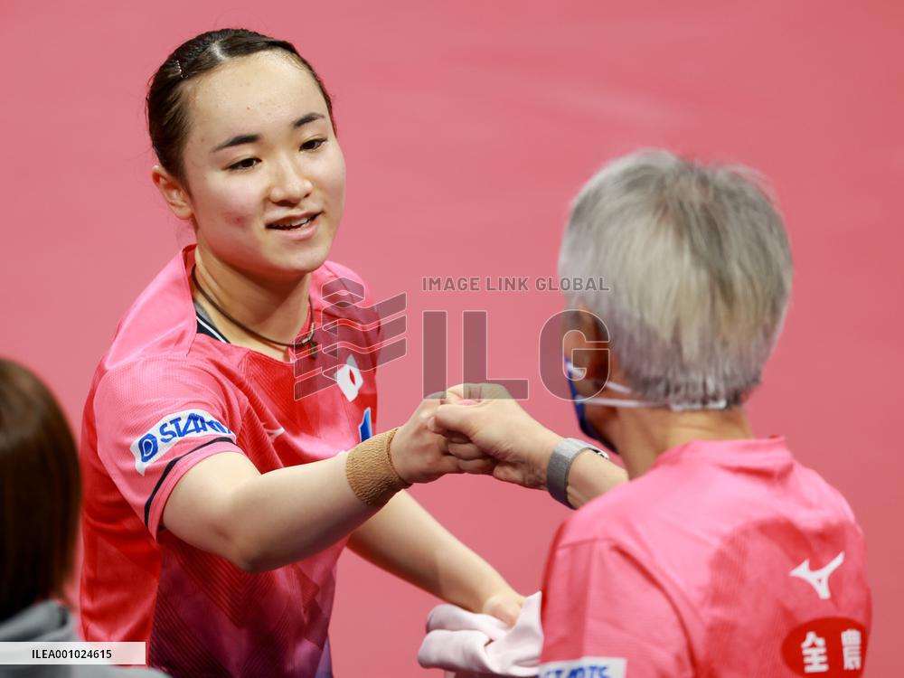 (SP)CHINA-CHENGDU-TABLE TENNIS-ITTF WORLD TEAM CHAMPIONSHIPS FINALS-WOMEN'S TEAM-QUARTERFINALS (CN)