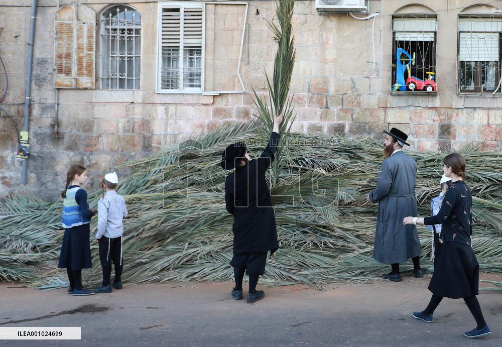 MIDEAST-JERUSALEM-SUKKOT-PREPARATION