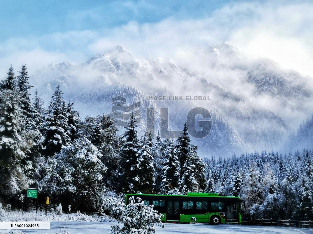 CHINA-SICHUAN-JIUZHAIGOU-SNOW SCENERY (CN)