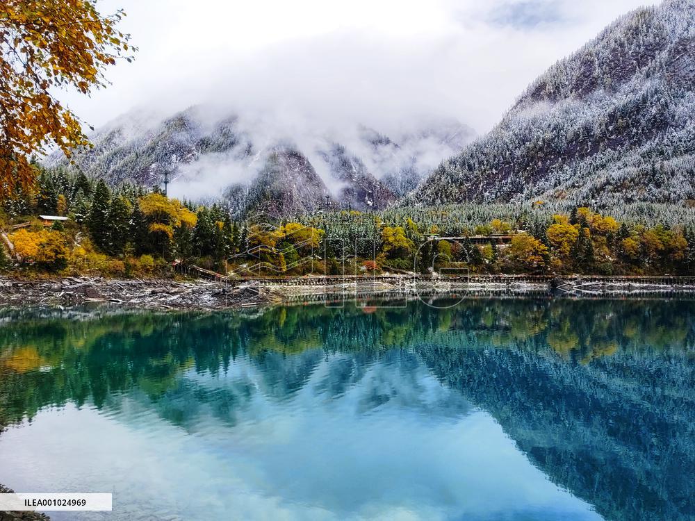 CHINA-SICHUAN-JIUZHAIGOU-SNOW SCENERY (CN)