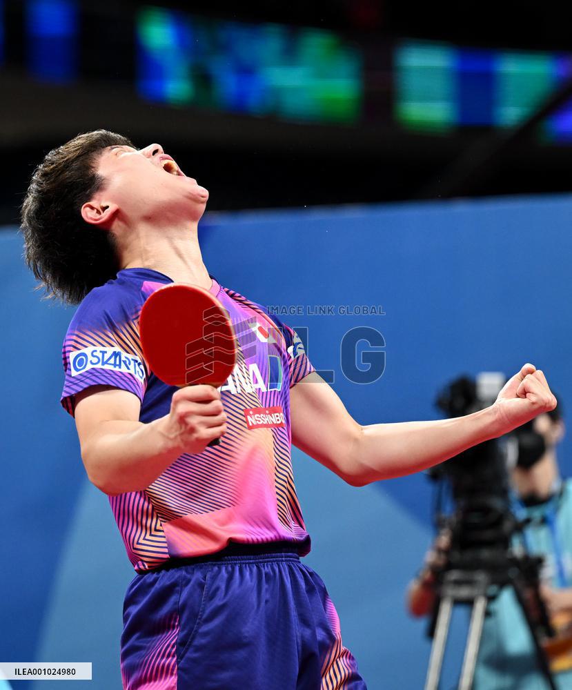 (SP)CHINA-CHENGDU-TABLE TENNIS-ITTF WORLD TEAM CHAMPIONSHIPS FINALS-MEN'S TEAM-QUARTERFINALS-JPN VS PRT (CN)