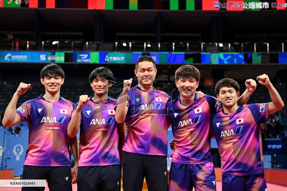 (SP)CHINA-CHENGDU-TABLE TENNIS-ITTF WORLD TEAM CHAMPIONSHIPS FINALS-MEN'S TEAM-QUARTERFINALS-JPN VS PRT (CN)