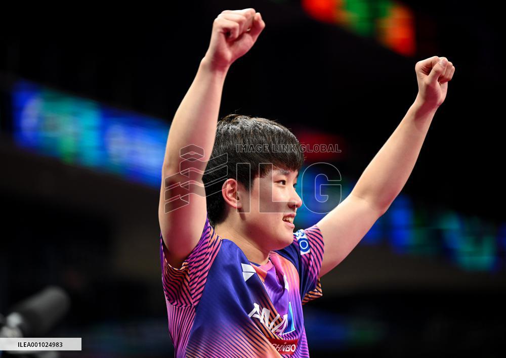 (SP)CHINA-CHENGDU-TABLE TENNIS-ITTF WORLD TEAM CHAMPIONSHIPS FINALS-MEN'S TEAM-QUARTERFINALS-JPN VS PRT (CN)